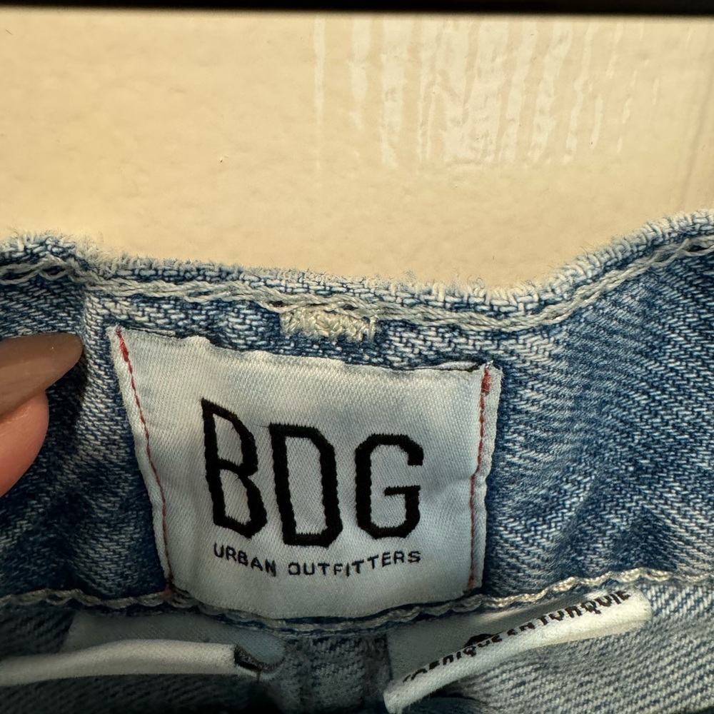 BDG by Urban Outfitters High Rise Baggy Medium Wash Jeans Size 27 - Picture 12 of 15